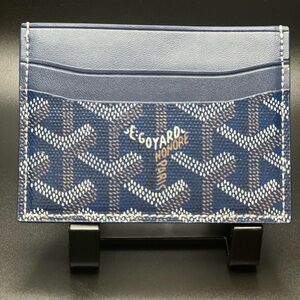Goyard Card Holder Blue